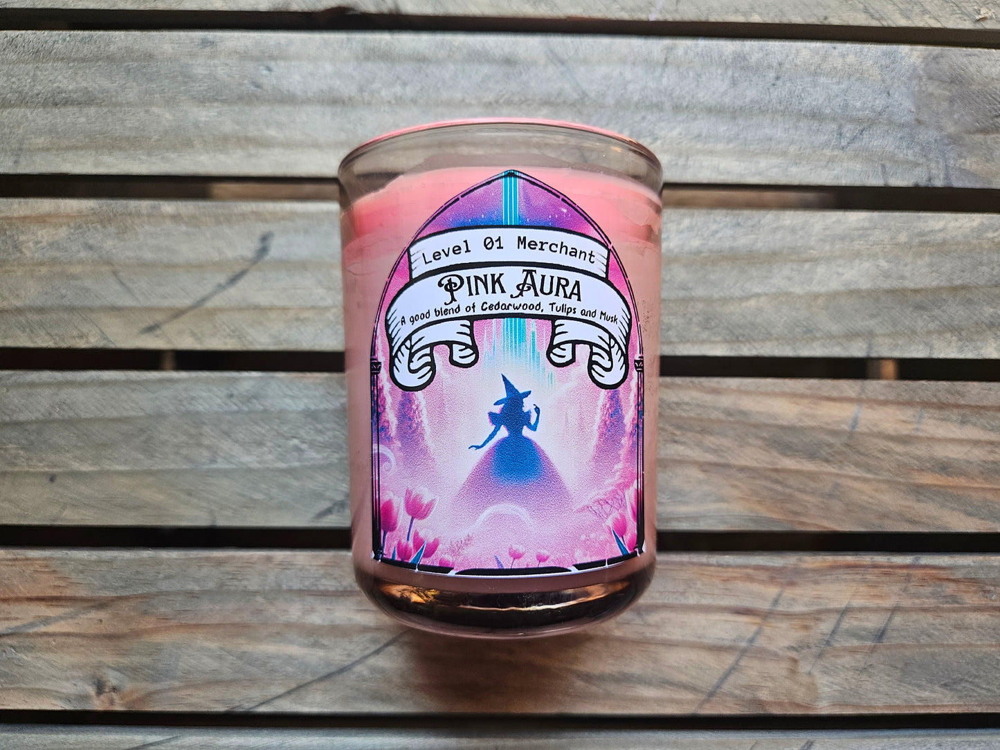 Pink Aura Candle - Level 01 Merchant
