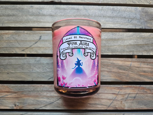 Pink Aura Candle - Level 01 Merchant
