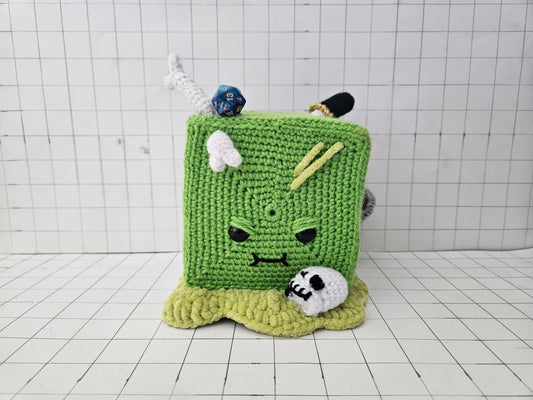 Amigurumi Gelatinous Cube - Level 01 Merchant